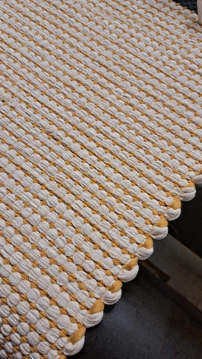 FINNISH HELSINKI RAG CARPET WITH YOUR OWN COLORS & DIMENSIONS