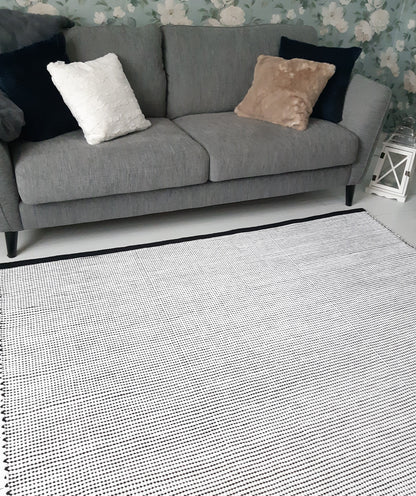 FINNISH HELSINKI RAG CARPET WITH YOUR OWN COLORS & DIMENSIONS